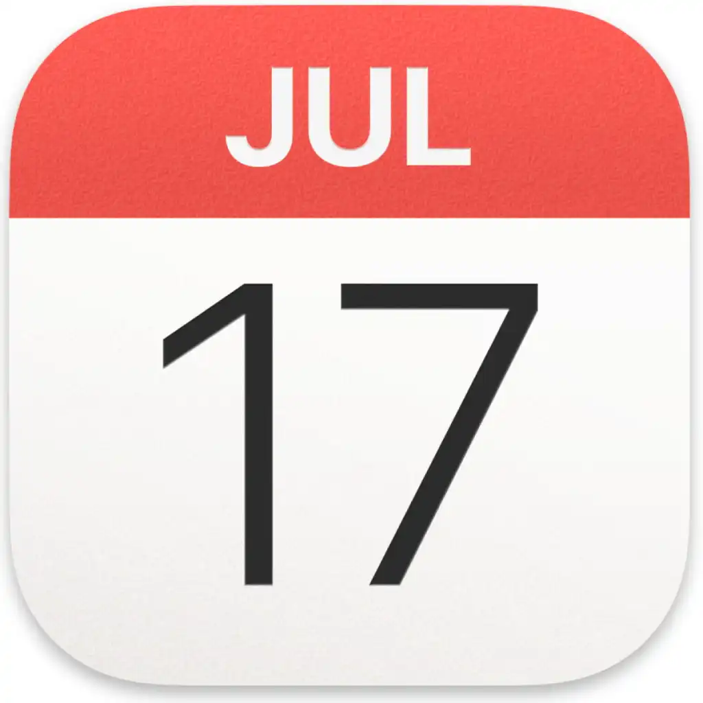 Apple Calendar (iCloud) logo